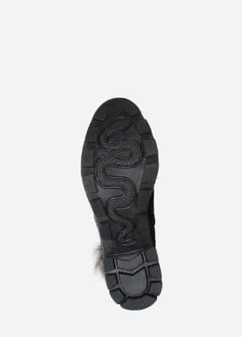 Зимние ботинки re1211-1-11 черный El passo из натуральной замши