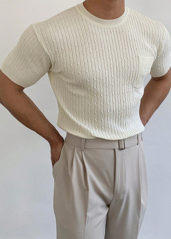 Молочный демисезонный джемпер джемпер SHEIN