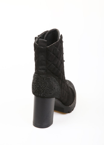 Осенние ботинки No Brand со стразами, со шнуровкой из искусственной замши