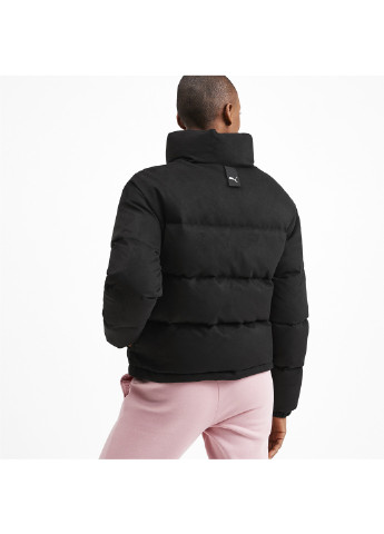 Чорна демісезонна куртка 480 style down jacket Puma