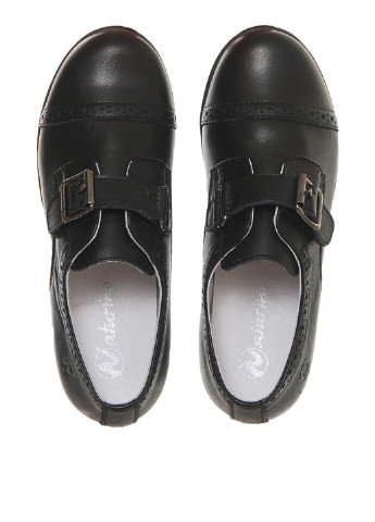 Черные туфли без шнурков Naturino
