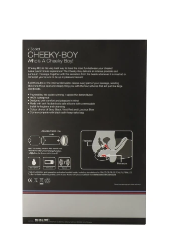Вібромасажер простати Rocks Off Cheeky-Boy Black Rocks-Off (252612458)