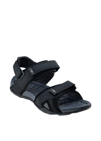 Мужские спортивные сандалии Hi-Tec черного цвета на липучке