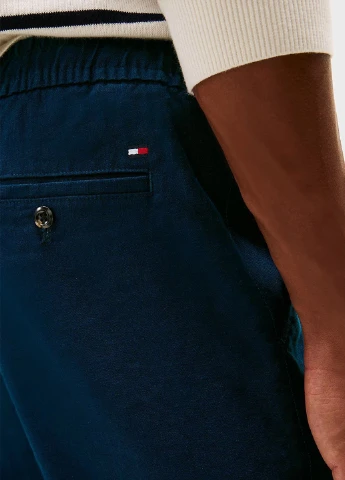 Синие кэжуал летние прямые брюки Tommy Hilfiger