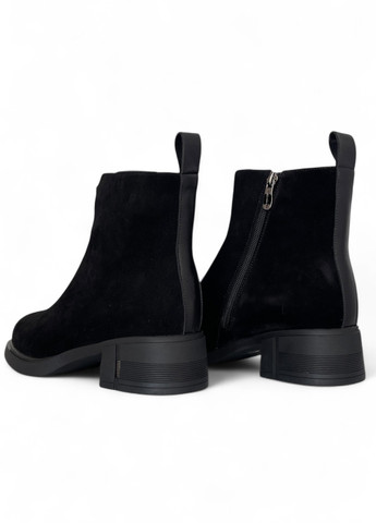 Зимние ботинки Melanda.M без декора из натуральной замши