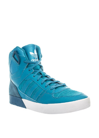 Голубые демисезонные кроссовки adidas