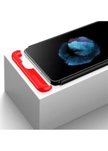 Пластикова накладка LikGus 360 градусів (opp) для Samsung Galaxy A72 4G / A72 5G Чорний / Червоний (is_00000047488_6) GKK (250499701)