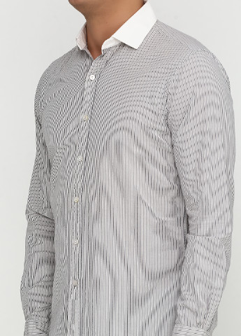 Светло-серая рубашка в полоску Ralph Lauren
