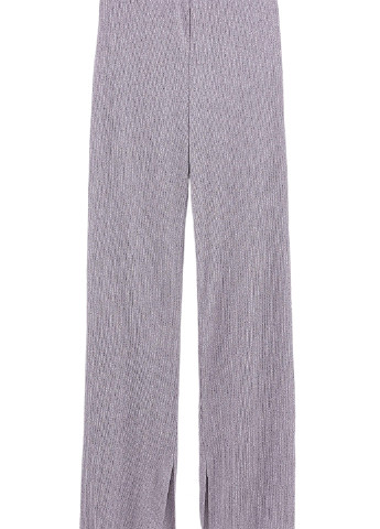 Лиловые кэжуал летние прямые брюки Zara