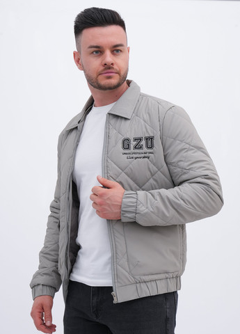 Светло-серая демисезонная куртка Trend Collection