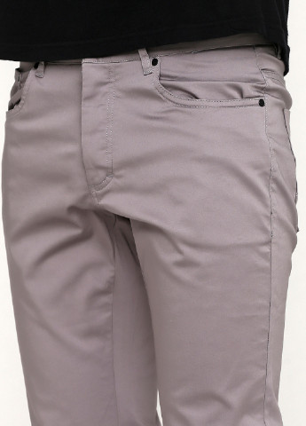 Серые кэжуал демисезонные прямые брюки Devred