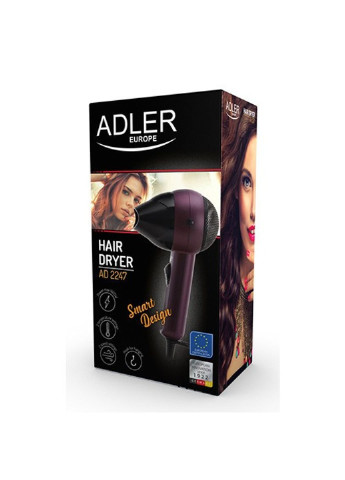 Фен для волос дорожный AD-2247 1400 Вт Adler (253854201)