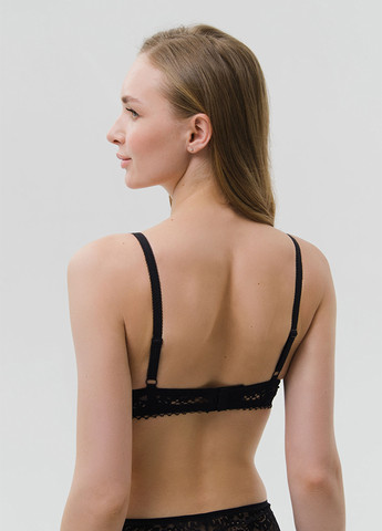 Чорно-білий корбей бюстгальтер Sambario з кісточками поліамід