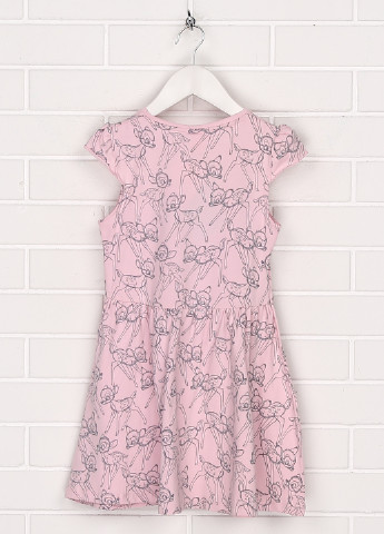 Рожева кежуал плаття, сукня з посадкою по талії Disney з малюнком
