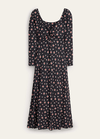 Чорна кежуал сукня а-силует Boden з абстрактним візерунком