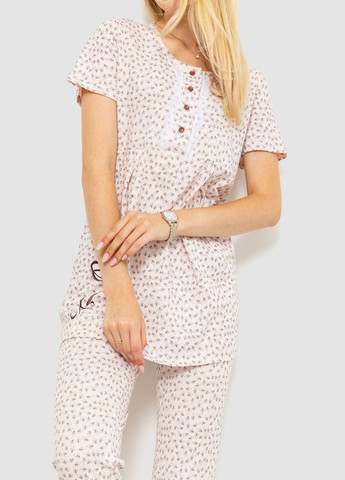 Молочная всесезон пижама (футболка, капри) футболка + капри Ager