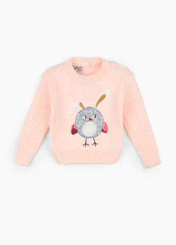 Персиковий зимовий светр Safari