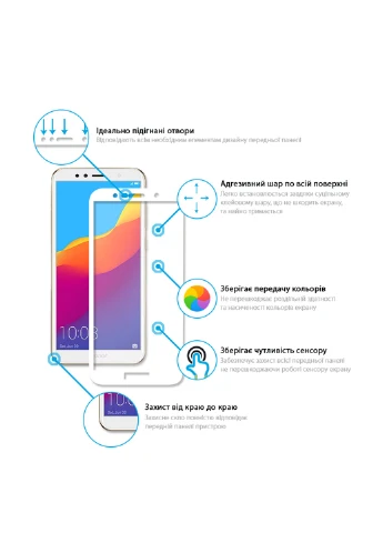 Защитное стекло Full Glue для Xiaomi Redmi 5 Plus (белое) Global Full Glue для Xiaomi Redmi 5 Plus (белое) (132540155)
