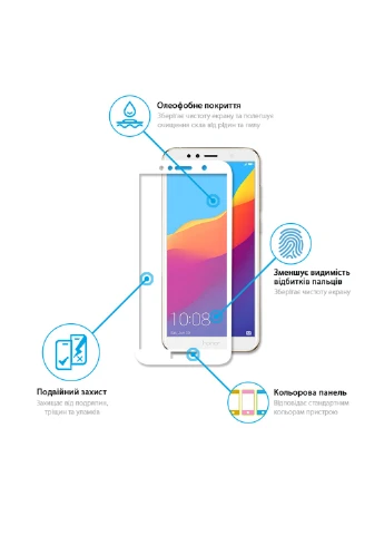 Защитное стекло Full Glue для Xiaomi Redmi 5 Plus (белое) Global Full Glue для Xiaomi Redmi 5 Plus (белое) (132540155)