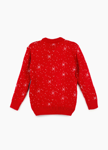 Красный зимний свитер Safari