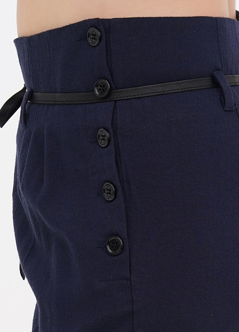 Темно-синие кэжуал демисезонные прямые брюки See by Chloe