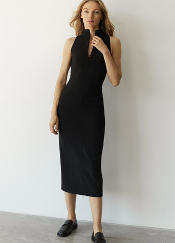 Чорна ділова плаття, сукня футляр Gepur однотонна