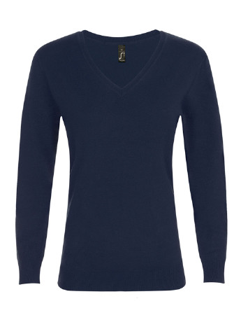 Темно-синій демісезонний пуловер пуловер Sol's