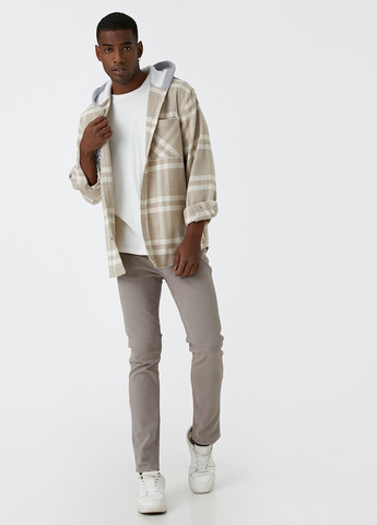 Серые демисезонные джинсы KOTON