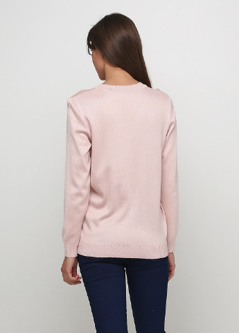 Светло-розовый демисезонный пуловер пуловер Only Women