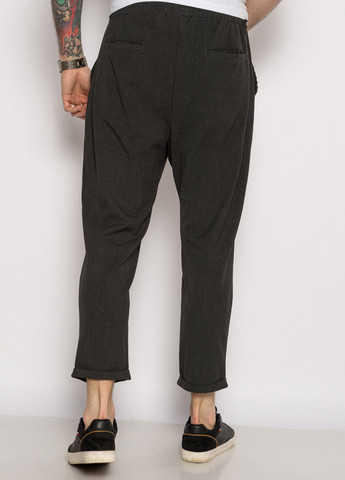 Темно-серые кэжуал демисезонные зауженные брюки Time of Style