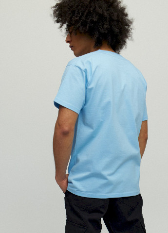 Голубая футболка мужская YAPPI