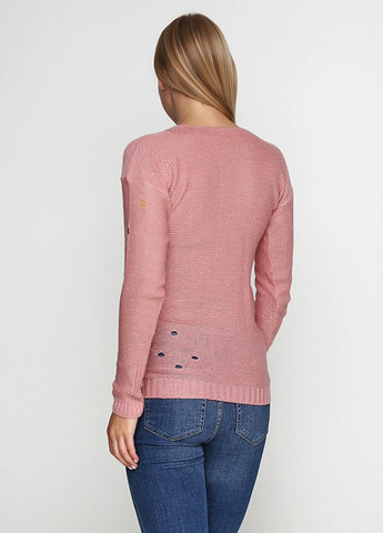 Пудровий демісезонний пуловер пуловер No Brand