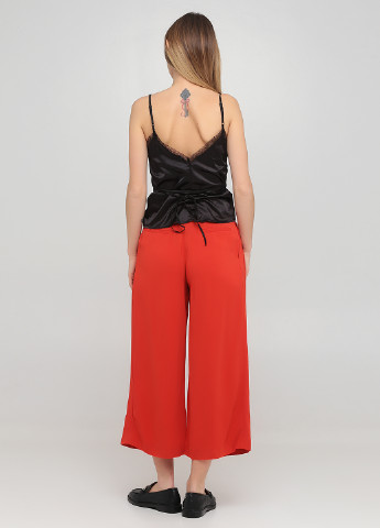 Красные кэжуал демисезонные кюлоты брюки Massimo Dutti