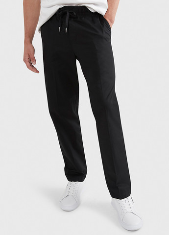 Черные кэжуал демисезонные джоггеры брюки Tommy Hilfiger