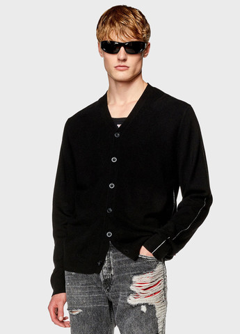 Черный демисезонный кардиган Diesel