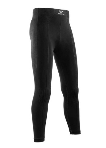 Комплект термобілизни Tervel светр + штани однотонний чорний спортивний