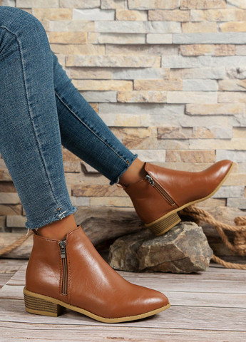 Коричневые демисезонная ботильоны SHEIN