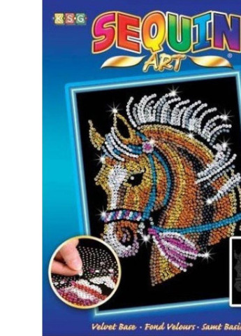 Набір для творчості BLUE Horse (SA1517) Sequin Art (202374040)
