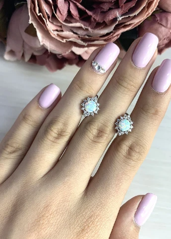 Сережки Silver Flame (152533687)