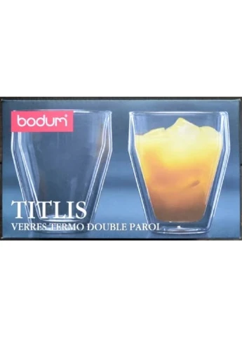 Набір склянок Titlis 2 шт 350 мл з подвійними стінками Bodum (252744935)