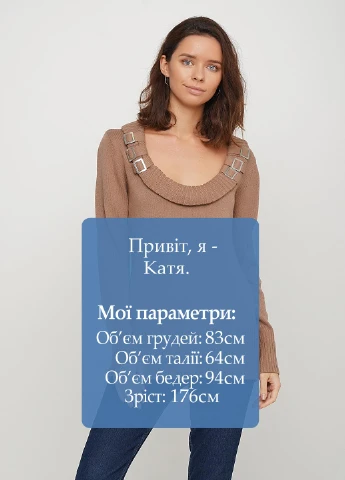 Коричневий демісезонний джемпер джемпер CHD