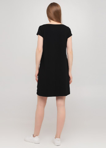 Черное кэжуал платье платье-футболка Eileen Fisher однотонное