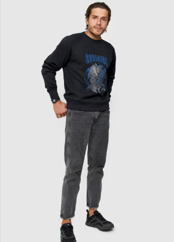 Черный свитшот мужской YAPPI рисунок (250563670)