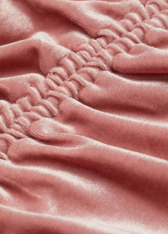 Светло-розовая кэжуал однотонная юбка H&M