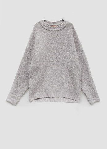 Сіро-бежевий зимовий светр джемпер Gepur