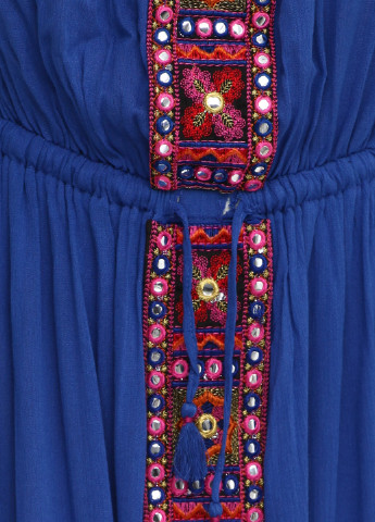 Синее пляжное платье Women'secret с орнаментом