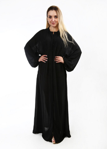 Черное кэжуал платье No Brand в полоску