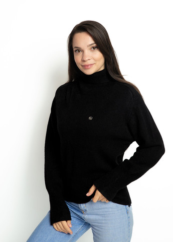 Чорний демісезонний светр Time of Style