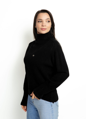 Чорний демісезонний светр Time of Style