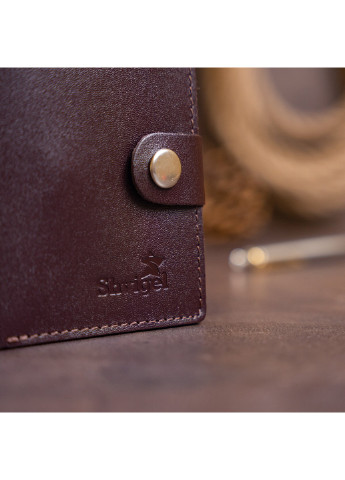 Чоловічий шкіряний гаманець 10х8,5х1 см Shvigel (252127227)